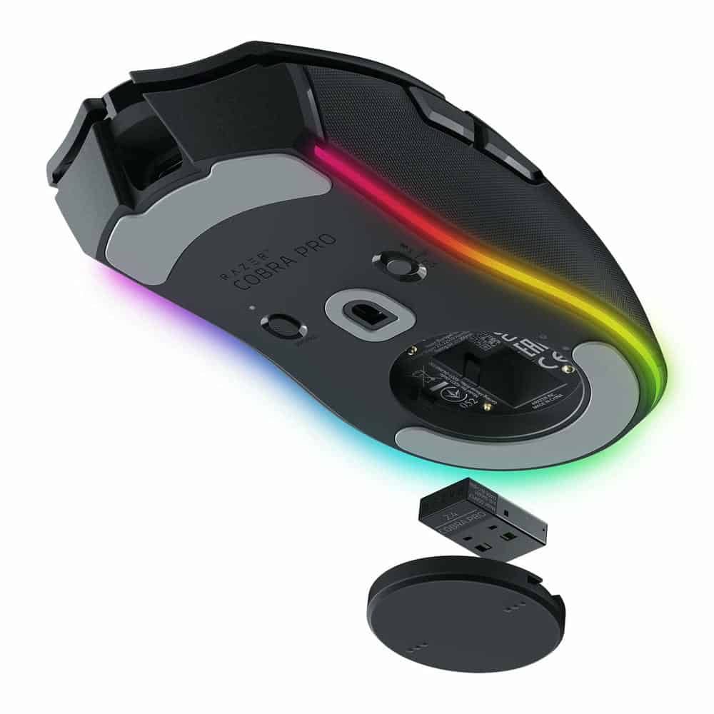 (image for) Razer Cobra Pro Lightweight HyperSpeed Wireless/Wired RGB Gaming Mouse